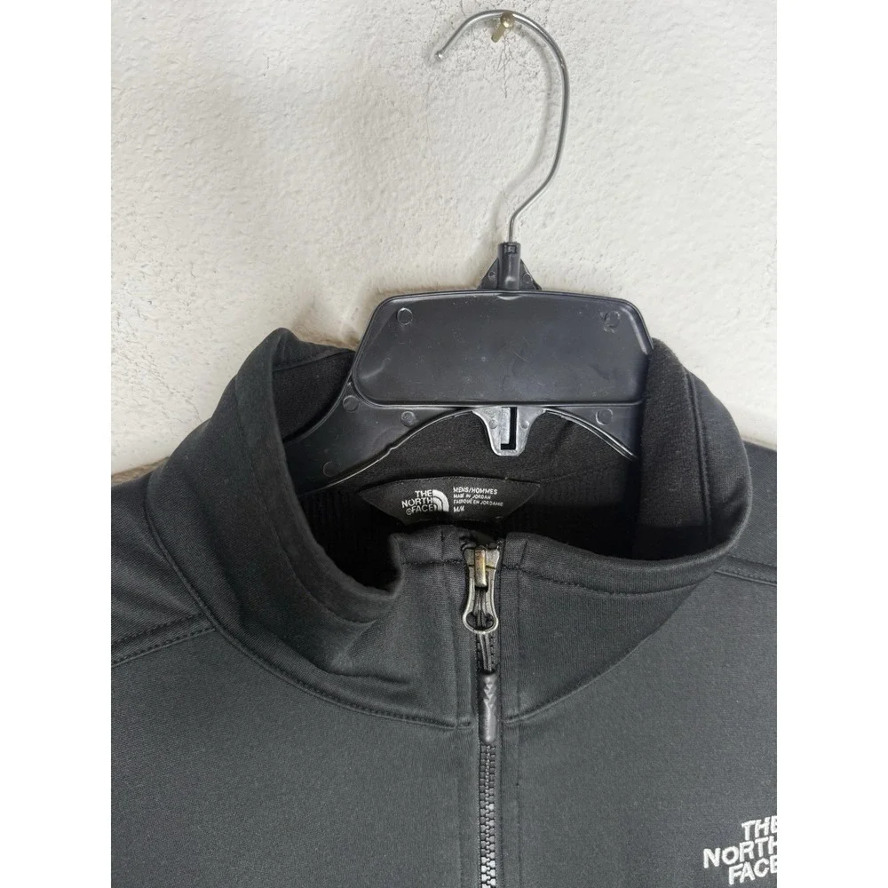 Men's M The North Face Apex Canyonwall Jacket‎ Black Windwall SoftShell Full-Zip